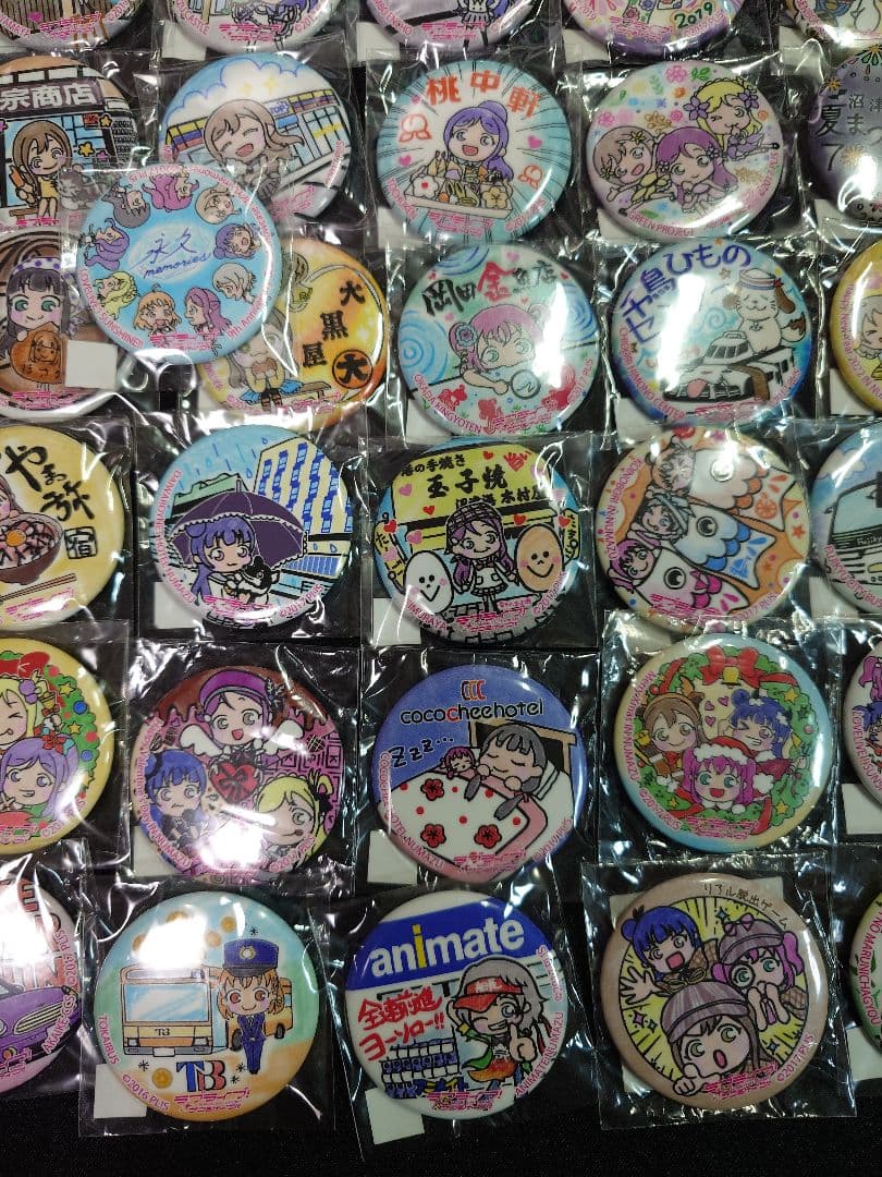 ラブライブ！サンシャイン！！ まちあるき缶バッジ 77個セット